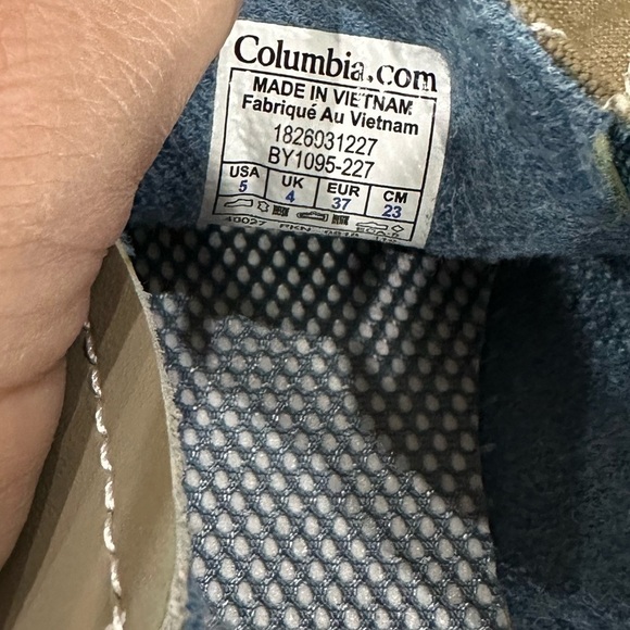 COLUMBIA BigpKids' Bahama PFG Shoe Pebble/white, size 5 - Picture 8 of 9